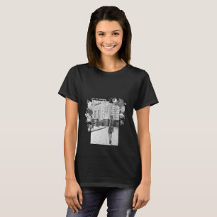 FASHION Art Girl Black and Grey Beautiful #4 T-Shirt