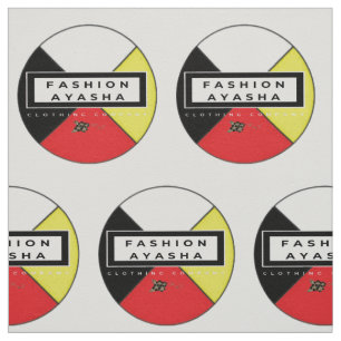 Fashion Ayasha Medicine Wheel Logo Fabric