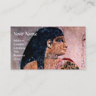 FASHION & BEAUTY OF ANTIQUE EGYPT MONOGRAM BUSINESS CARD
