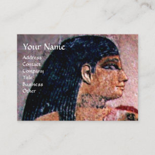 FASHION & BEAUTY OF ANTIQUE EGYPT MONOGRAM BUSINESS CARD