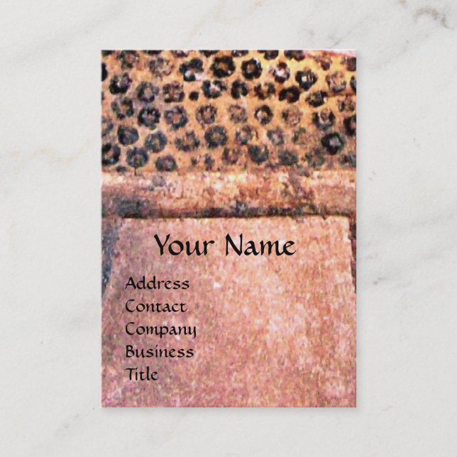 FASHION & BEAUTY OF ANTIQUE EGYPT MONOGRAM,pink Business Card (Front)