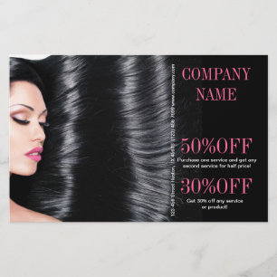 fashion beauty salon hairdresser Hair Stylist Flyer