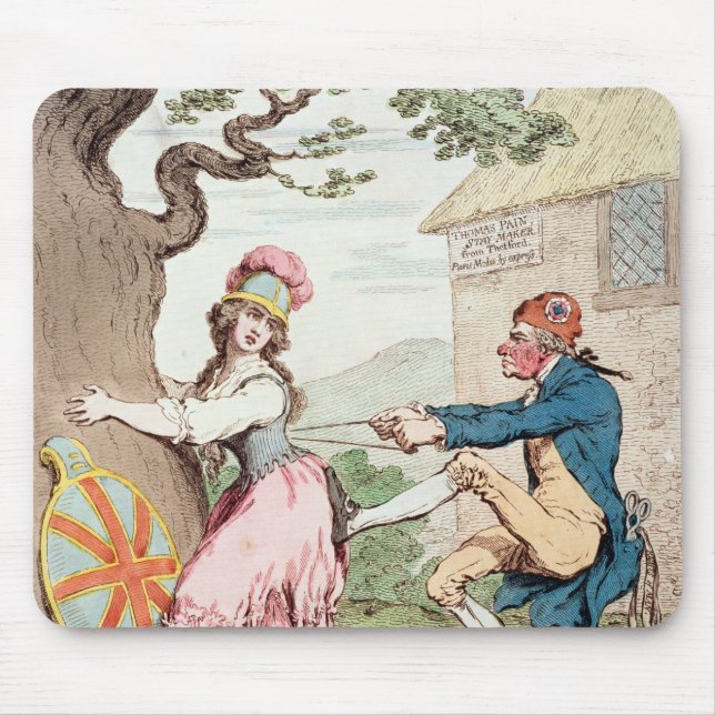 Fashion Before Ease or A Good Constitution...' Mouse Mat (Front)