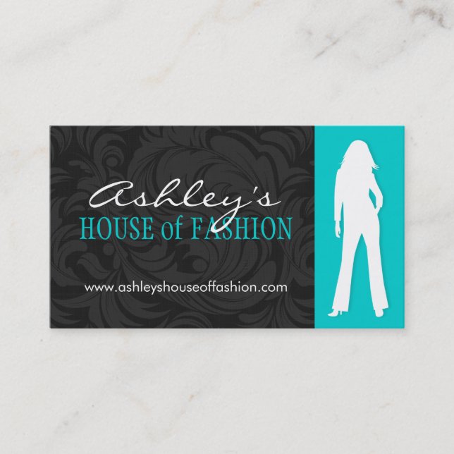 Fashion Boutique Business Card (Front)