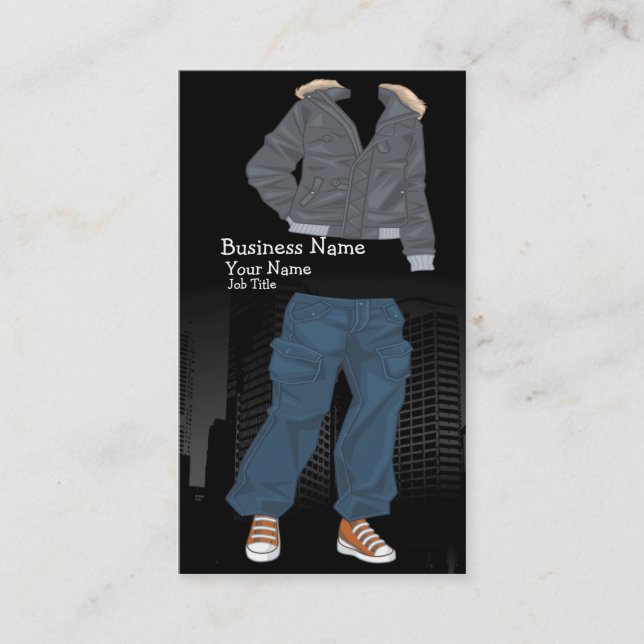 Fashion Boutique Business Card (Front)