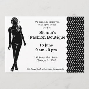 Fashion Boutique Invitation
