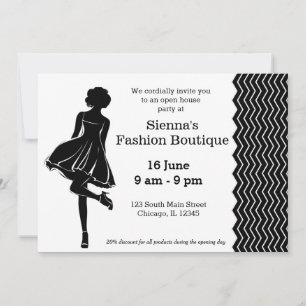 Fashion Boutique Invitation