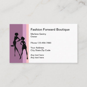 Fashion Boutique Modern Design Business Card