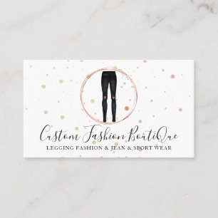 Fashion Boutique Trousers Leggings Business Card
