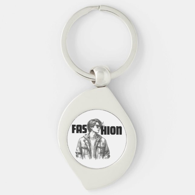Fashion Boy – Trendy & Stylish  Key Ring (Front)