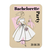 Fashion Bride Neutral Bachelorette Party flexible