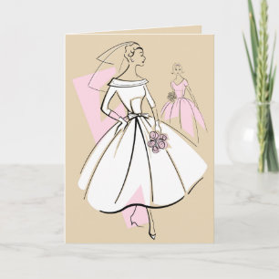 Fashion Bride Neutral Group beige inside Card