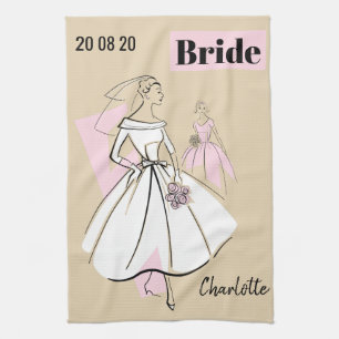 Fashion Bride Neutral Group Bride kitchen towel