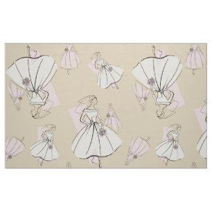 Fashion Bride Neutral Group Multi large pattern Fabric