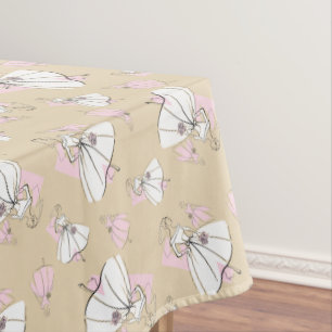Fashion Bride Neutral Group Multi tablecloth