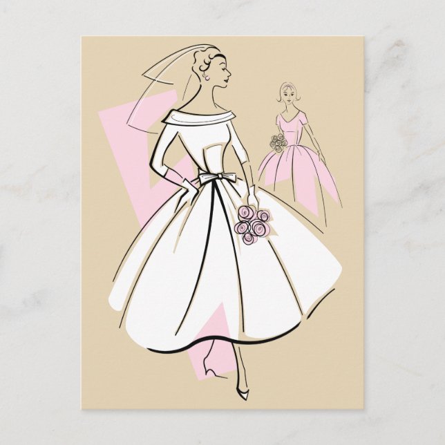 Fashion Bride Neutral Group postcard (Front)