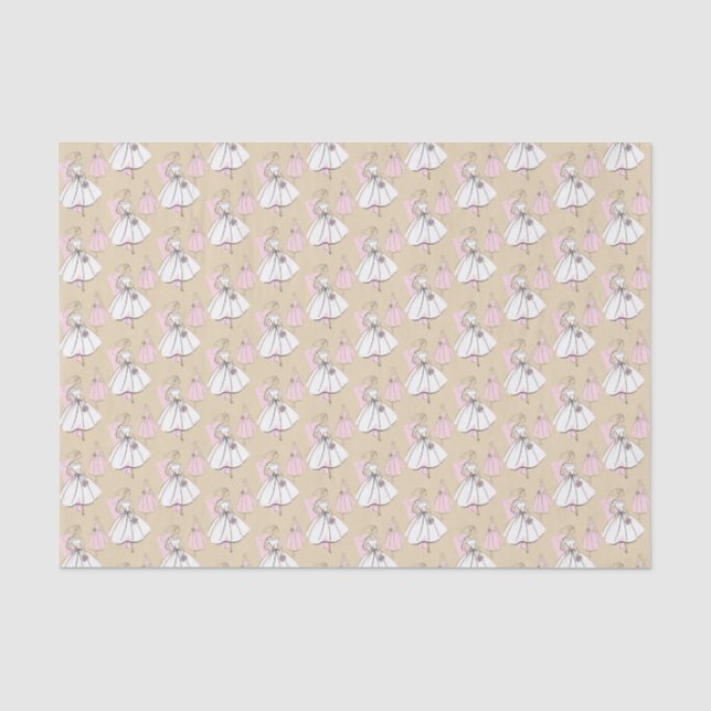 Fashion Bride Neutral Group tissue paper (Front)