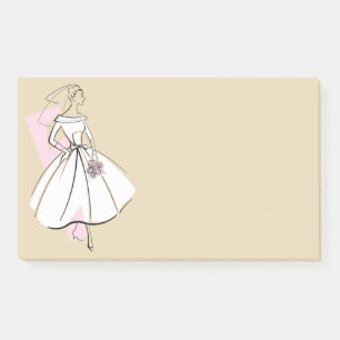 Fashion Bride Neutral post-it notes