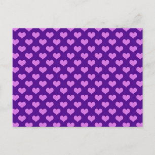 Fashion Bright Hearts Postcard