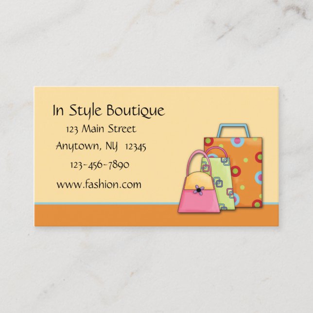 Fashion Business Card (Front)