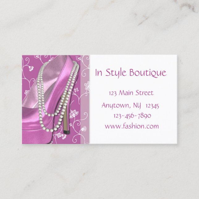 Fashion Business Card (Front)