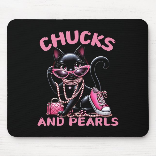 Fashion Cat  Mouse Mat (Front)