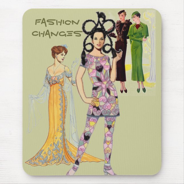Fashion Changes Mousepad (Front)