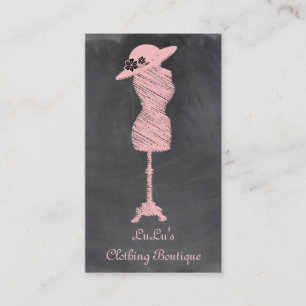 Fashion Clothing Store Boutique Business Card