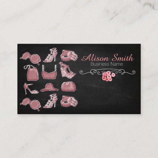 Fashion/Complements/Accessories Business Card (Front)