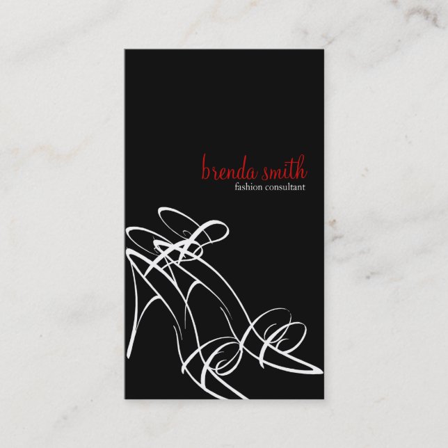 Fashion Consultant Business Cards (Front)
