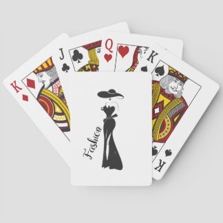 Fashion Cute Girly Vintage Art Deco Design Playing Cards