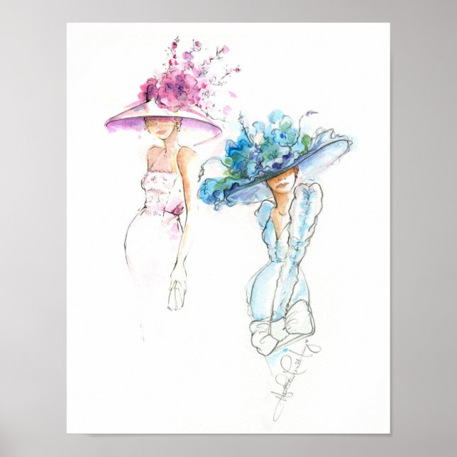 Fashion Derby by Heather French Henry 11x14 Poster (Front)