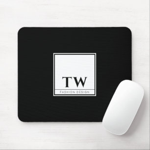 Fashion Design Black Mouse Mat