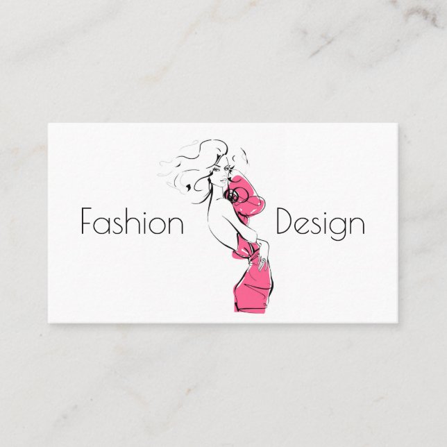 Fashion design business card (Front)