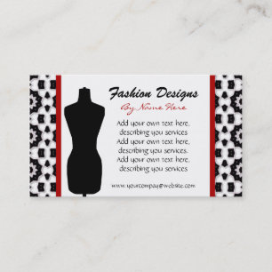 Fashion Design Business Card