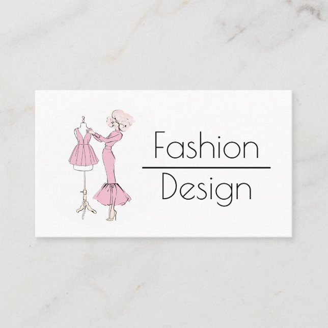 Fashion Design Business Card (Front)