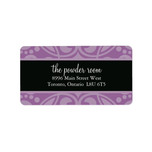 Fashion Designer Address Labels (Front)