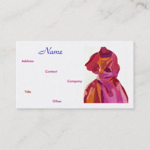 Fashion Designer Autumn IV Business Card