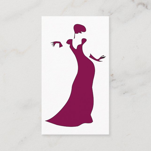 Fashion Designer Business Card (Front)