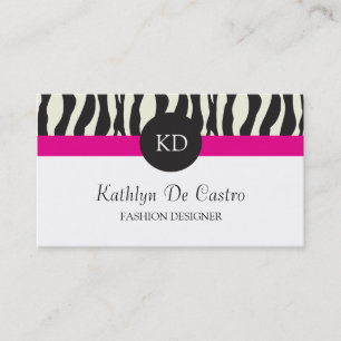 Fashion Designer Business Card Template