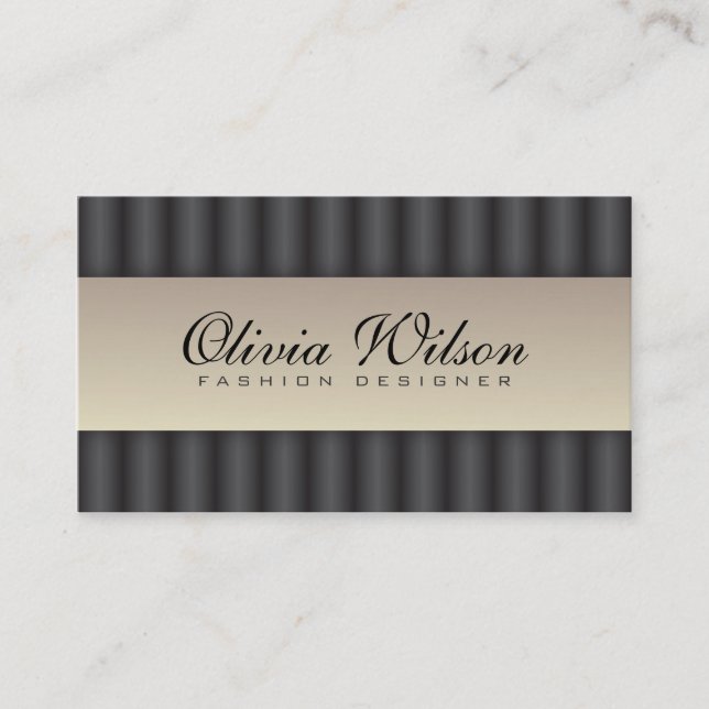 Fashion Designer - Business Cards (Front)