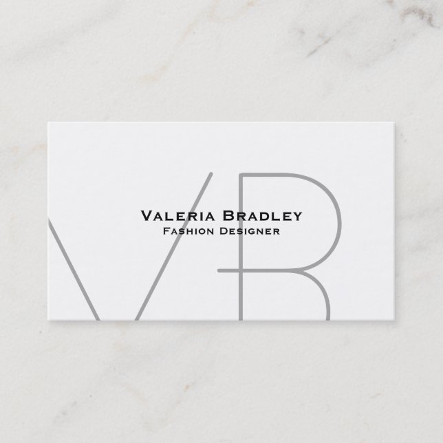 Fashion Designer - Business Cards (Front)