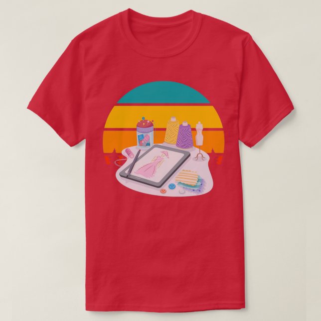 Fashion Designer Designing Lover Design Clothing G T-Shirt (Design Front)