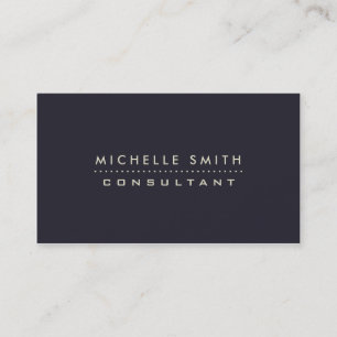 Fashion Designer Elegant Professional Modern Blue Business Card