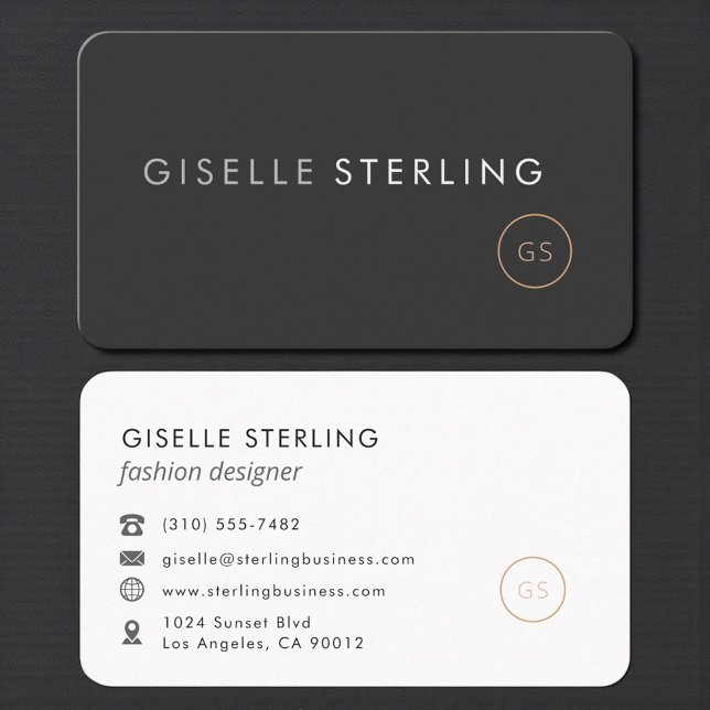 Fashion Designer Professional Business Card (Creator Uploaded)