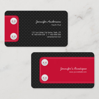 Fashion Designer Scrapbook Crafts business card