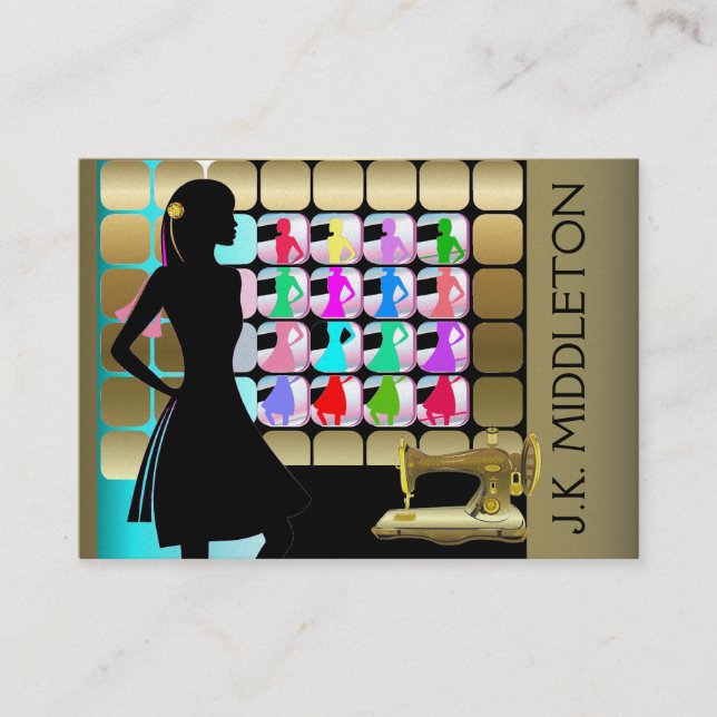 Fashion / Designer / Seamstress - SRF Business Card (Front)