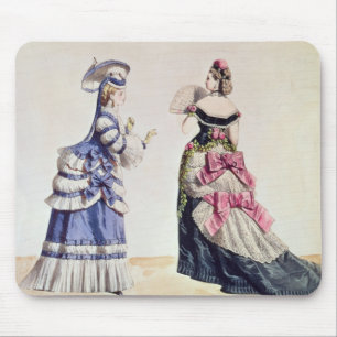 Fashion designs for women from the 1860's mouse mat