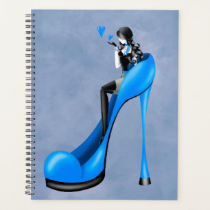 Fashion Diva in Stiletto Blue Planner