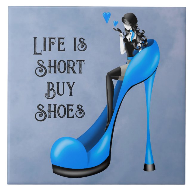 Fashion Diva in Stiletto Blue Tile (Front)